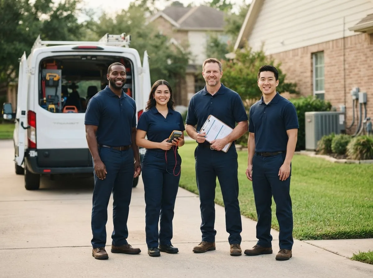 Certified HVAC technician near Holcombe, WI